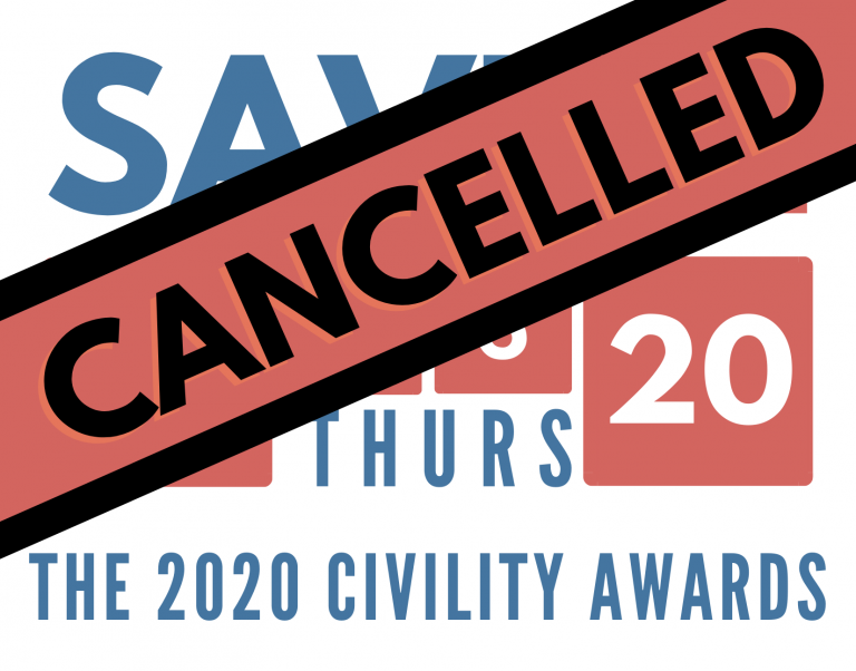 2020 Civility Awards: November 12th at Kauffman Center